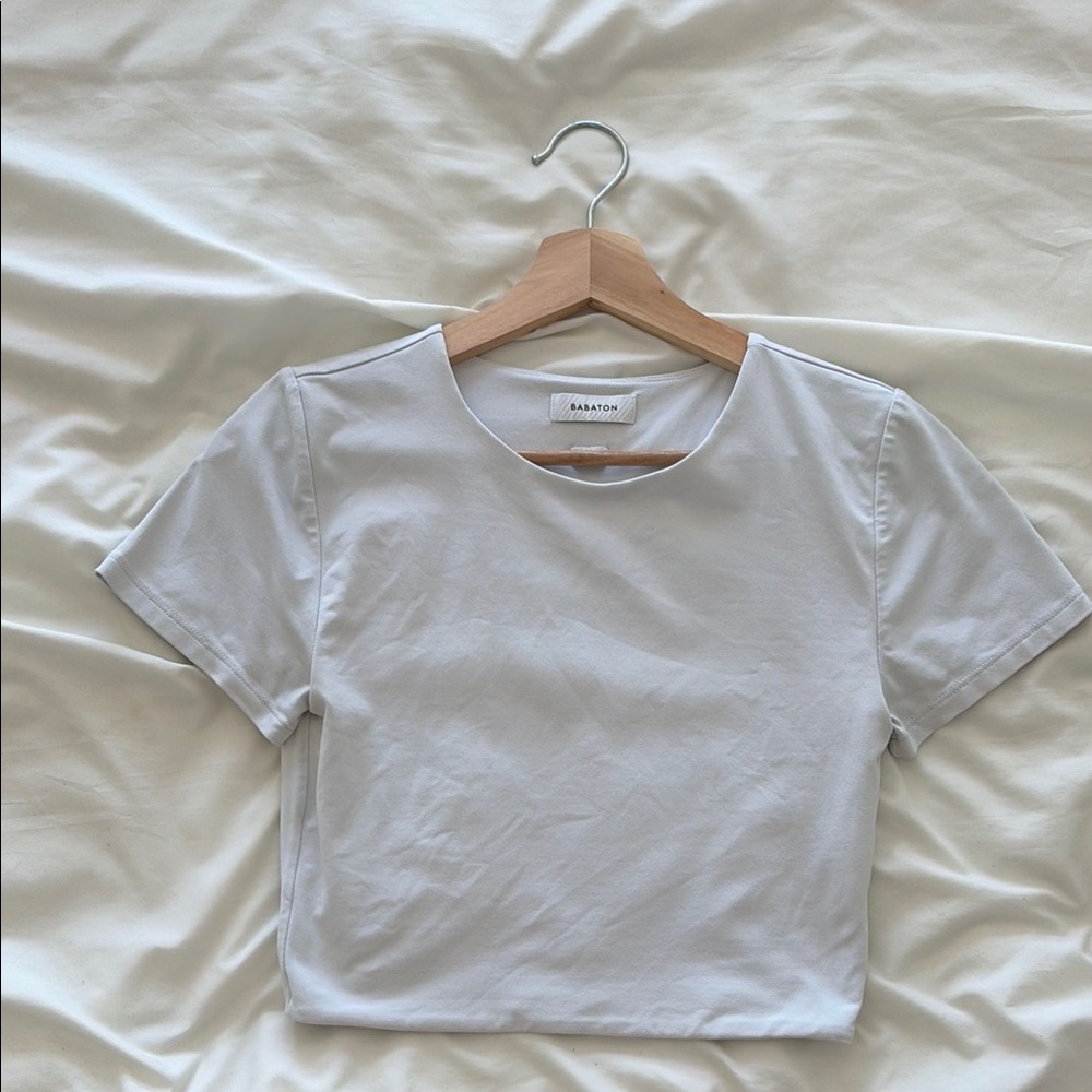 Babaton Classic White Short Sleeve Tee